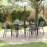 VidaXL Set de dining pentru grădină de la , format din 5 piese din oțel antracit