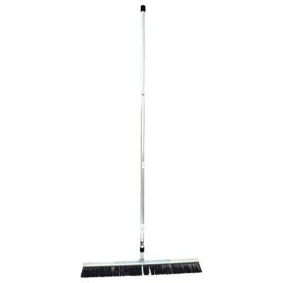Perie pentru periat beton pe suport PVC cu latimea 1000mm si Maner telescopic cu lungimea de 8m foto