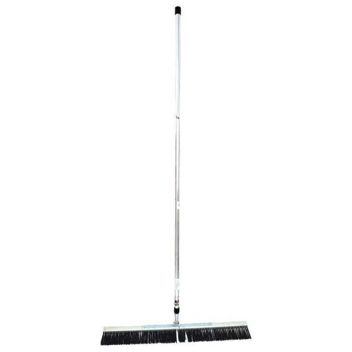 Perie pentru periat beton pe suport PVC cu latimea 1000mm si Maner telescopic cu lungimea de 8m