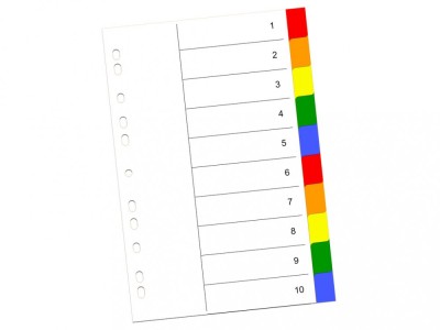 Index plastic 10/set foto