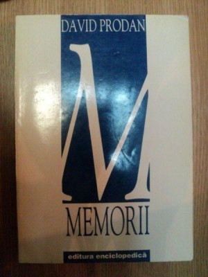 MEMORII de DAVID PRODAN , 1993 foto