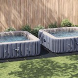 Cască pentru Piscină Dreptunghiulară Negru 999 x 500 cm Plastic