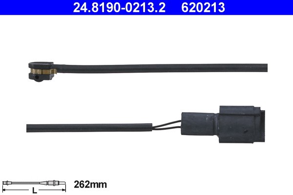 ATE 24.8190-0213.2 senzor de avertizare,uzura placute de frana