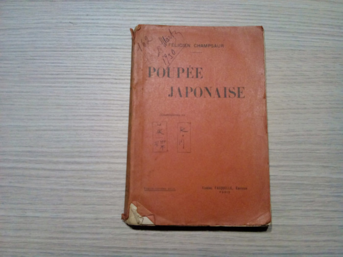 POUPEE JAPONAISE - Felicien Champsaur - Librairie Charpentier, 1926, 324 p.