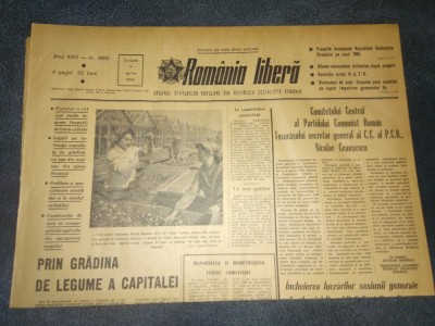 ZIARUL ROMANIA LIBERA 9 APRILIE 1966 foto