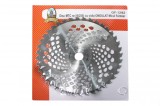 Disc motocoasa trimmer nr 10 cu dinti vidia profil ondulat Micul Fermier GF-1292