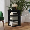 Gossi dulap lateral, negru, 35x35x55 cm, pal