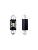 Set 2 bec led auto C5W Canbus cu 1Smd UltraBright 31mm 12/24v, Amio