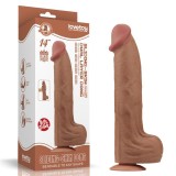Dildo realist gigantic cu doua straturi 14&#039;&#039; King Sized Sliding Skin Dual Layer
