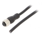 Cablu de Conectare M12 PIN 5 6m PVC Mamă 80&deg;C