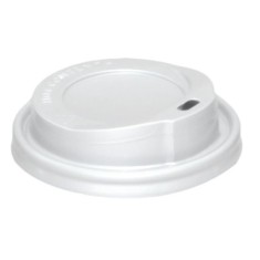 Capace plastic pentru pahare carton 6oz si 7oz, 100buc