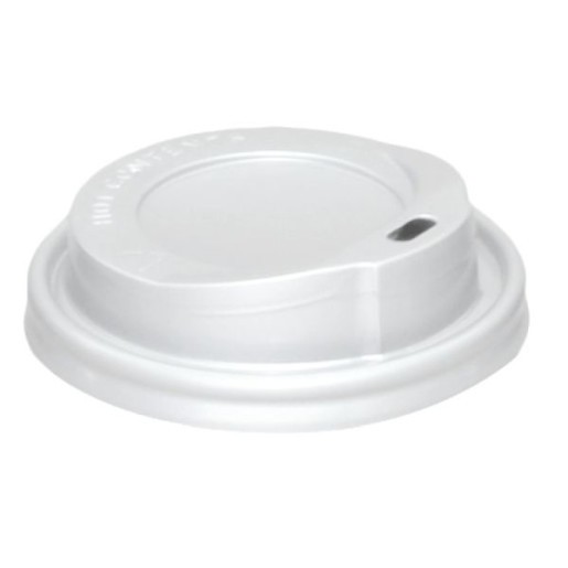 Capace plastic pentru pahare carton 6oz si 7oz, 100buc
