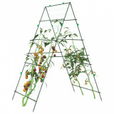 vidaXL Spalier grădină plante cățărătoare, cadru A 99x90x175,5 cm oțel