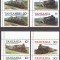 TANZANIA TRANSPORT TRENURI ( serie dantelata x 2 ) MNH