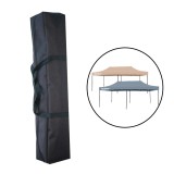 Grădină gazebo sac 3x6 m negru