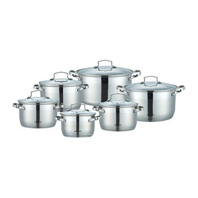 Set oale inox Bohmann, 12 piese, capace sticla, Argintiu foto