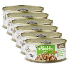 Tocani?a Applaws Dog Taste Toppers Tocani?a de pui cu miel, morcovi, dovlecei ?i cartofi dulci 6 x 156 g foto