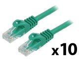 Patch cord verde 3m UTP 6 Fire: 8