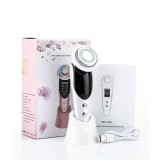 Aparat profesional, portabil, 7 in 1 pentru intinerirea pielii, ingrijire si infrumusetare faciala , masaj facial EMS, lifting, anti rid, lumina led,