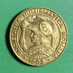 Medalie Societatea Numismatica Română 1903