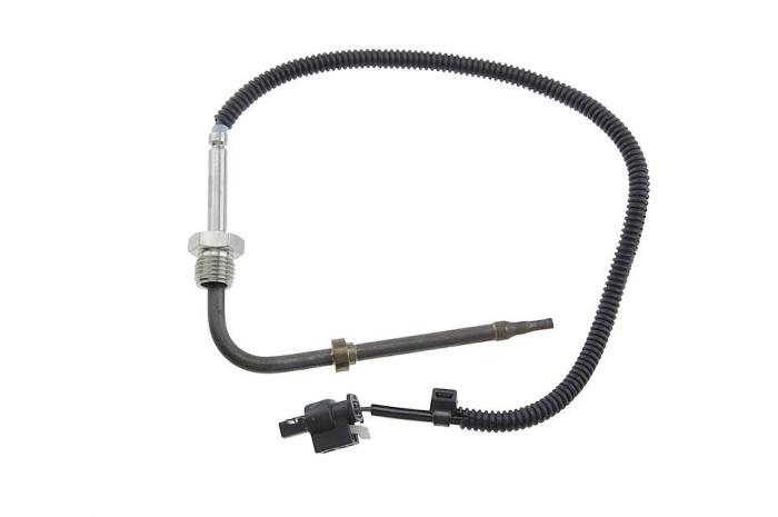 Senzor temperatura filtru particule Smart Fortwo Cabrio, Coupe (451) 0, 8cdi 40kw 2009-, in spate la catalizator, (lungime cablu 335mm), NTY EGT-ME-0