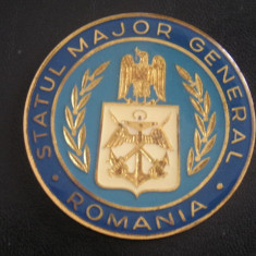 QW1 2 - Medalie - tematica militara - Statul major general - Armata romana