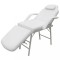 Gossi scaun tratament facial, piele artificiala, 185x78x76 cm, alb