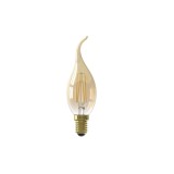 Bec LED Filament Lumanare E14 Gold 3.5W Dimabil