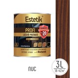 Lazura lemn ESTETIK PROFI 3L NUC, protectie avansata UV