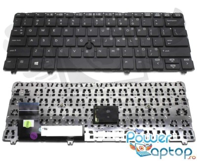 Tastatura HP EliteBook 820 G2 layout US fara rama enter mic foto