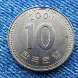 2L - 10 Won 2001 Coreea / Korea de Sud, Asia