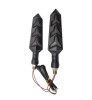 Set semnalizari Moto LED 12V - Lumina Galbena &ndash; Model LED KL003 (2PCS), TMMP