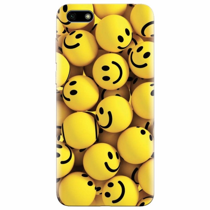 Husa silicon pentru Huawei Y5 Prime 2018, Smiles 002