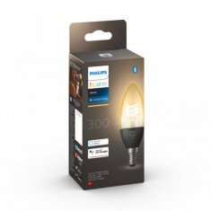 Bec LED inteligent Philips Hue B39, Bluetooth, E14, 4.5W (28W), 300 lm, lumina