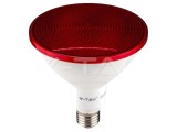 Lampă LED roşie E27, 1300lm, 17W - V-TAC