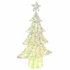 VidaXL Brad de Crăciun cu 160 LED Alb cald 150 cm PET 42018986