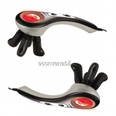 Aparat masaj finger shiatsu cu 4 degete DeLuxe Massager Vibratii foto