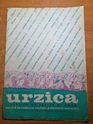 revista umoristica urzica - 15 septembrie 1988 foto
