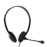 Cumpara ieftin Casti cu fir Basic PCH1, Microfon, Control fir, USB, Negru