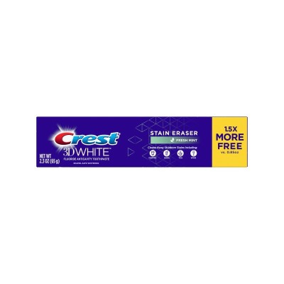 Pasta de Dinti, Crest, 3D White, Stain Eraser, Indepartare Pete, 65gr foto