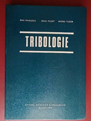 Tribologie- Dan Pavelescu, Mihai Musat foto