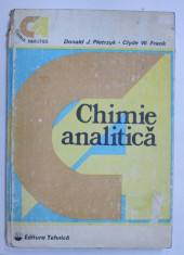 CHIMIE ANALITICA de DONALD J. PIETRZYK , CLYDE W. FRANK , 1989 foto