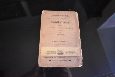 Sophokles Werte Adolf Scholl Konig Oedipus foto