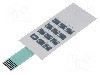 Tastatura cu membrana, 52mm x 116mm, 12 taste, LC ELEKTRONIK - STD34-07