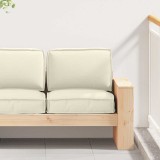 VidaXL Set de perne pentru palet 2 pcs Crem 60 x 60 x 12 cm