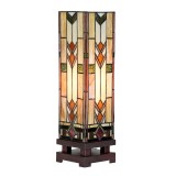 Cumpara ieftin Veioza Tiffany sticla polirasina 15x15x54 cm