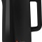 Fierbator electric ECG RK 1702 Safe to Touch Black, 1.7 litri, 2200 W, interior din otel inoxidabil, pereti dubli, negru