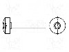 Surub M3, otel, 12mm, cap rotund, BOSSARD, 5401273 foto