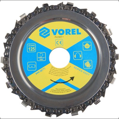 VOREL Disc circular pentru lemn 125 mm foto