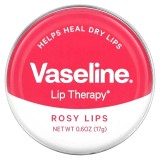 Balsam de Buze, Vaseline, Rosy Lip Therapy, Hidratare profundă, Nuanță naturală rozalie, 20 g